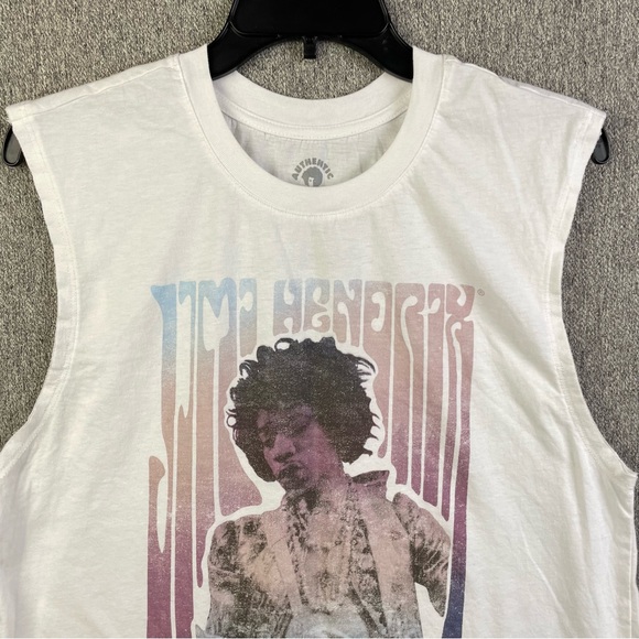 Jimi Hendrix Sleeveless T Shirt Mitch Mitchell Authentic Hendrix Women’s Sz XL - Picture 3 of 12